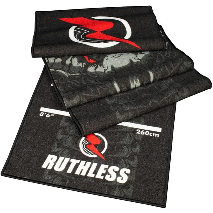 Килимок для дротиків Ruthless Міцний, нековзний та довговічний килимок для дротиків на підлогу, чорний Cobra