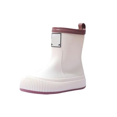 Гумові чоботи, взуття, нековзне, багатофункціональне, легко зберігати, компактне гумове взуття, гумові чоботи для сільського господарства, кемпінгу, дорослі, бежеві