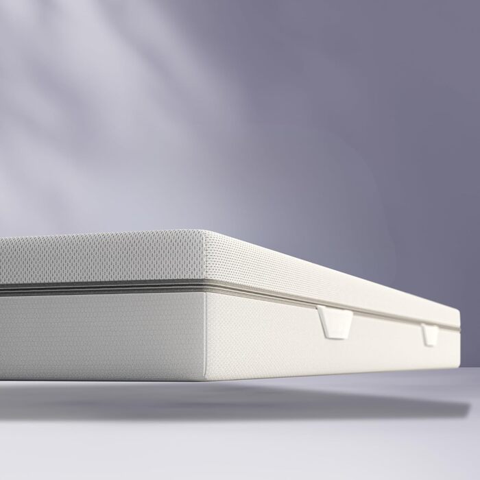 Матрац Emma One 140x200 H2 середньої жорсткості охолоджувальний та дихаючий 3-зонний матрац з піни ергономічний, клімат-регулюючий та пральний чохол підходить для всіх положень сну 140 x 200 см середньої жорсткості H2 нова версія