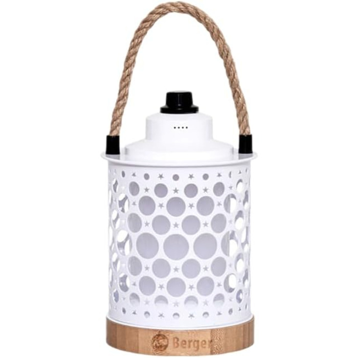 Ліхтар для кемпінгу BERGER Squillo Ліхтар для кемпінгу з акумуляторною батареєю та USB-портом живлення 3 регульовані колірні температури Акумуляторний кемпінговий ліхтар для використання без живлення від мережі Ліхтар для кемпінгу на випадок відключення е