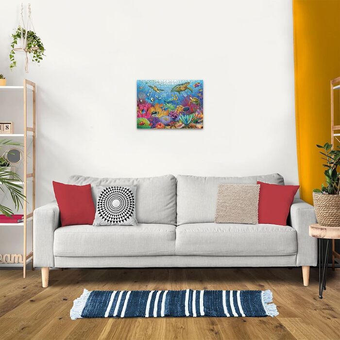 Пазл на 500 елементів для дорослих і дітей від 12 років, головоломка з морським мотивом, 12000197 - Diving Fun Underwater -