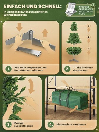 Штучна ялинка 180 см ArtiTree