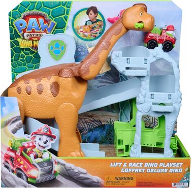 Щенячий патруль Дино-кіно, ігровий набір Pup Squad Lift & Race Dino