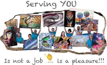 Полотно настінний живопис - Лев у кольорах - Картина готова повісити для вітальні Велика картина для прикраси будинку Друк Сучасни