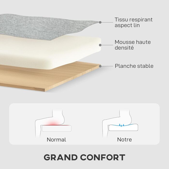 Двосторонній кутовий диван, 3-місний розкладний диван 197 см, Meridian, Коробка для зберігання, Подушки, що праються, Тканина під льон, Сучасний диван для вітальні, офісу, квартири, Світло-сірий