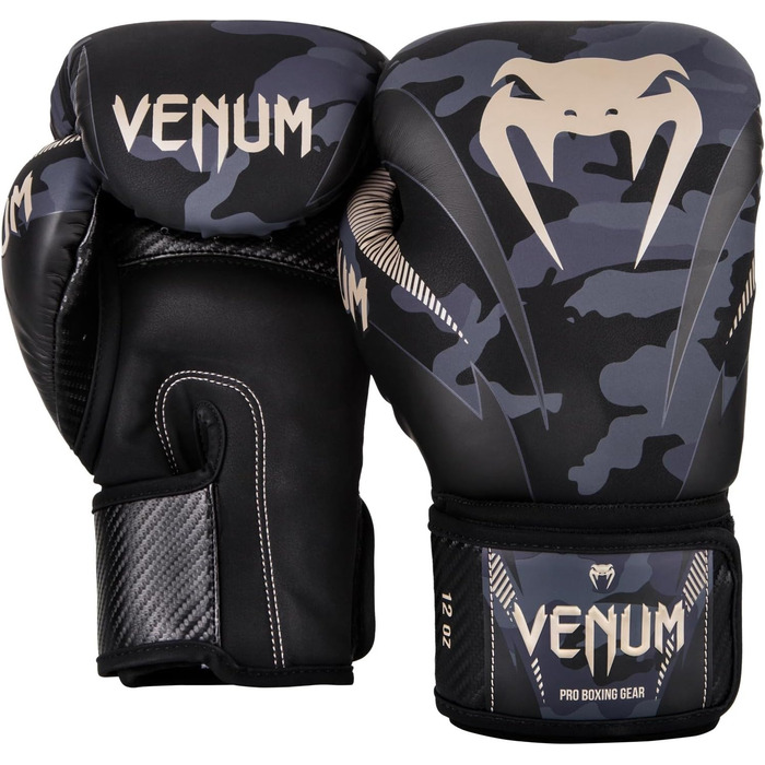 Чоботи VENUM Impact Boxhandshuhe Dark Camo/Sand 12 Oz