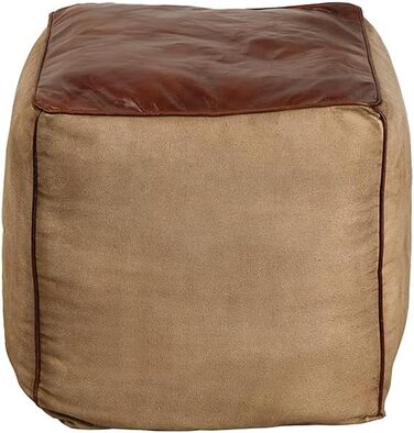 ІНТЕР&39ЄР Ретро Мустанг 53 см шкіряний чохол з лляним пуфом-кубом