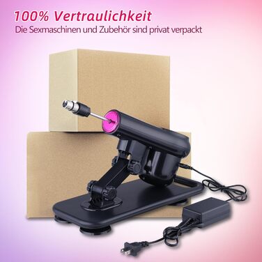 Секс-машина KlicLok з 7 насадками, з бездротовим пультом управління