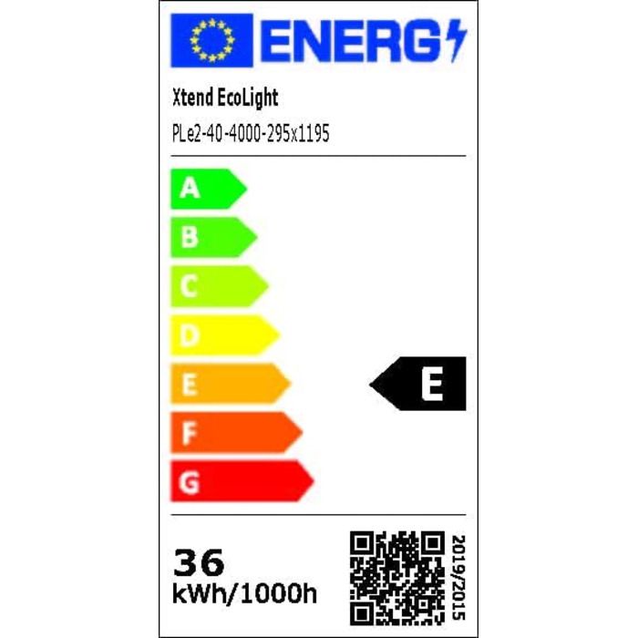 Світлодіодна панель Xtend 120x30 нейтральна біла 4000K 40W Алюмінієва рама для поверхневого монтажу PMMA Світлодіодний стельовий світильник Офіс Кухня Хобі Кімната Вітальня PLe2.2