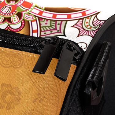 Спортивна сумка, маленька дорожня сумка, сумка для шопінгу та спорту для йоги, з абстрактним квітковим принтом (ромашки), сумка для фітнесу на відкритому повітрі, ручна поклажа