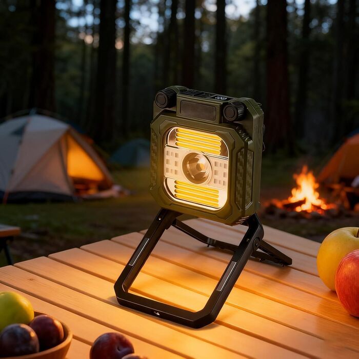 Ліхтарі для кемпінгу - Ручне акумуляторне туристичне спорядження - Портативний світлодіодний ліхтар для надзвичайних ситуацій Для походів, піших прогулянок, нічної роботи, читання, харчування, пригод на свіжому повітрі та кемпінгу