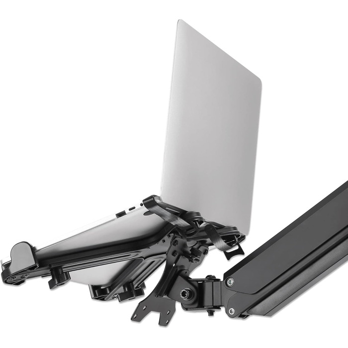 Регульоване кріплення для ноутбука Manhattan 462211 з VESA-сумісністю, чорне