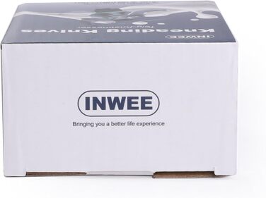 Ніж для тіста Inwee для Thermomix, змінні аксесуари для ножа блендера, що підходять для Thermomix TM6, TM5, TMF, ніж тістоміса з нержавіючої сталі, без залишків тіста та забруднення брудом, швидке очищення ножа для тіста TM5 і TM6