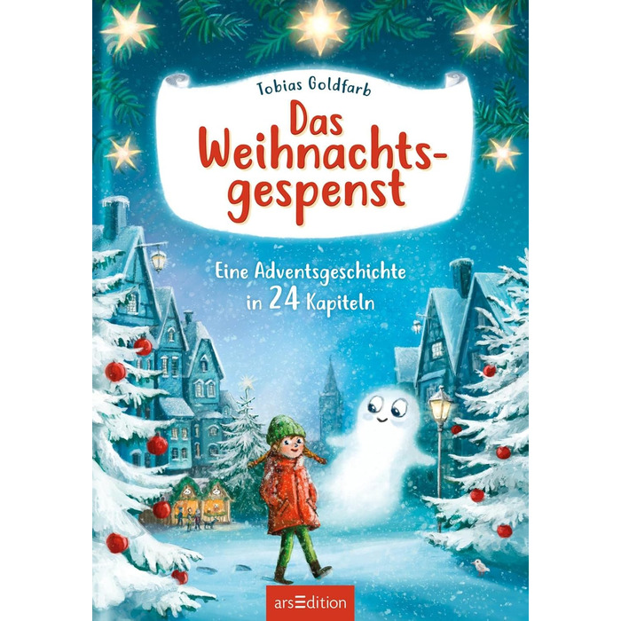 Книга-адвент-календар Різдвяний привид Тобіас Гольдфарб, 24 розділи