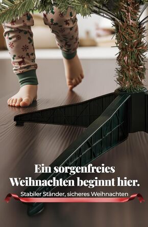 Штучна ялинка 180 см темно-зелена 4smile