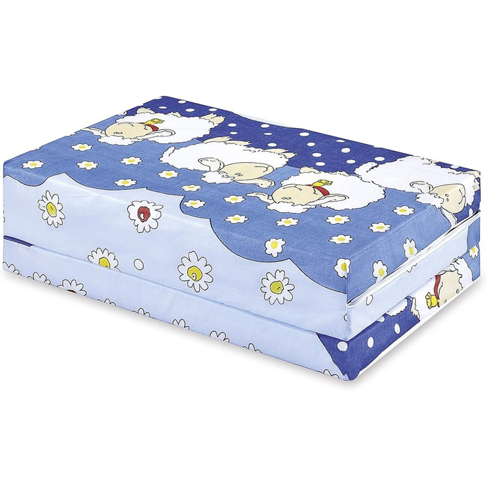 Складаний матрац для подорожнього ліжечка Bambini, 120x60 см, малюнок овечки
