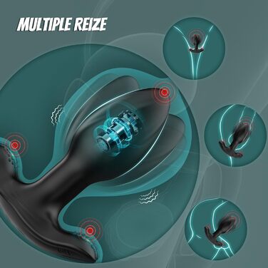 Анальна пробка, секс-іграшка для жінок та чоловіків, стимуляція простати для чоловіків, анальний вібратор з 10 режимами обертання та 10 режимами вібрації, секс-іграшка для пар, анальна пробка для жінок, секс-іграшка-анальна пробка, секс-іграшка