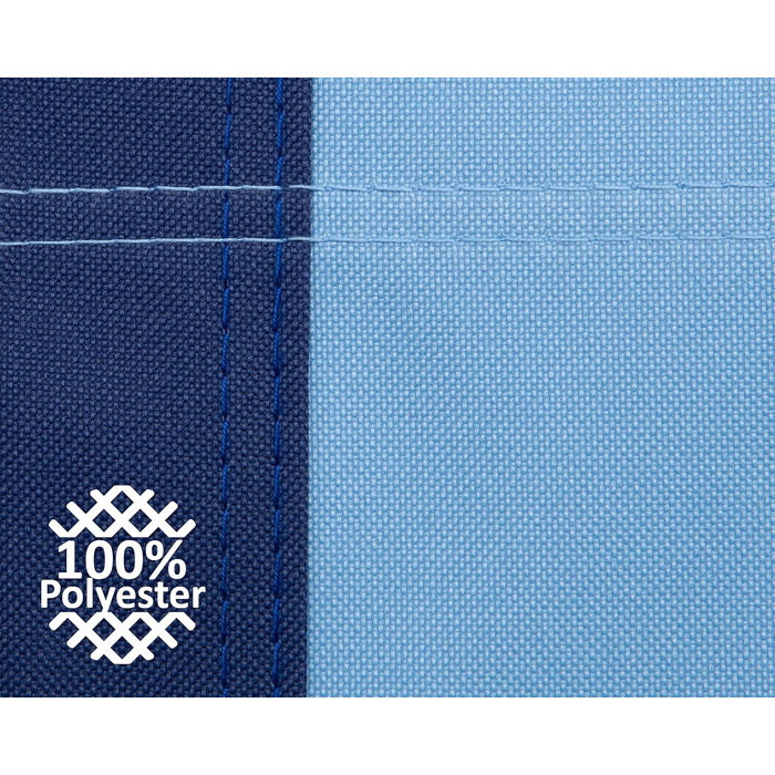 Пляжний стілець Була синій/світло-блакитний