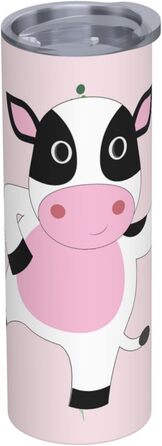 Кухоль з прямою трубочкою, 590 мл, принт з мультяшним календарем, дорожній кухоль, підходить для кемпінгу, офісу та дому