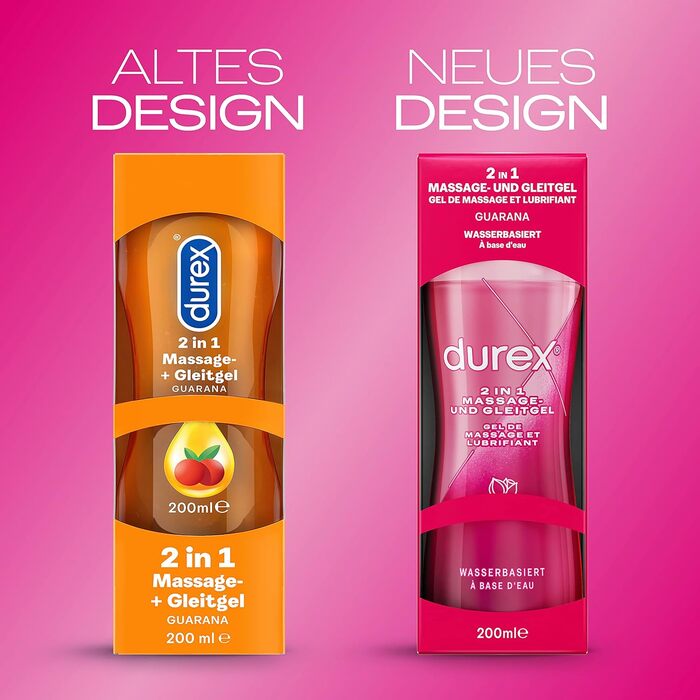 Набір для побалування лубрикантом для нього та неї з 10 мл Durex Intense Orgasmic Gel 200 мл Play Massage 2в1 Guarana 50 мл Play Warming