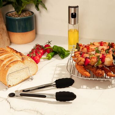 Набір аксесуарів Cecotec для фритюрниці від 5 до 6.5 літрів Cecofry Pack Аксесуари, 8 аксесуарів, антипригарне покриття, можна мити в посудомийній машині, без бісфенолу А