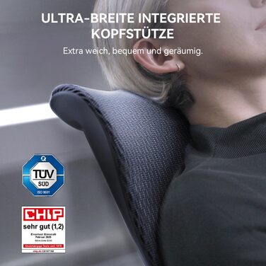 Ергономічне офісне крісло SIHOO Doro S300 ПЕРЕМОЖЕЦЬ ТЕСТУ, комп&39ютерне крісло, з подвійною динамічною системою поперекової підтримки, 6D координовані підлокітники, регульоване крісло для інвалідного візка (чорна оксамитова сітка) чорного кольору, функц