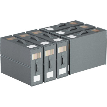 Органайзер для зберігання постільної білизни на 6 предметів, складна сумка для зберігання простирадл, можна використовувати в шафах, під ліжками та шухлядах, коробка для зберігання простирадл та одягу, темно-сірий, 6 предметів