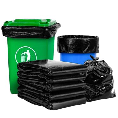 Міцних сміттєвих мішків об&39ємом 240 літрів, 120 x 140 см, сміттєві мішки 240 л, сміттєві мішки, надміцні сміттєві мішки, сміттєві мішки, для побутових відходів та офісного використання - чорні, 50