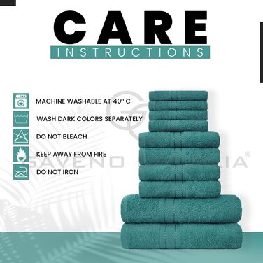 Сімейні рушники Lions, набір з 10 предметів, 100 єгипетська бавовна, 4 рушники для обличчя, 4 рушники для рук, 2 рушники для ванни