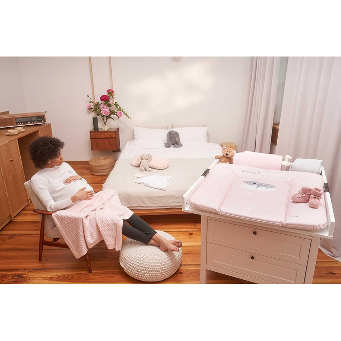 Пеленальний килимок Schnucky - м'який пеленальний килимок, килимок для пеленального столика, водонепроникний і миється, підходить