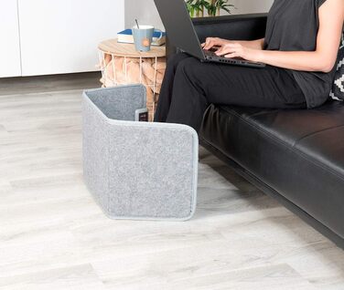 Складаний інфрачервоний обігрівач Sichler Household Appliances Складана інфрачервона нагрівальна панель далекого діапазону, до 65 C, 85 Вт, розмір S (інфрачервона нагрівальна панель, нагрівальна стіна, обігрівач)