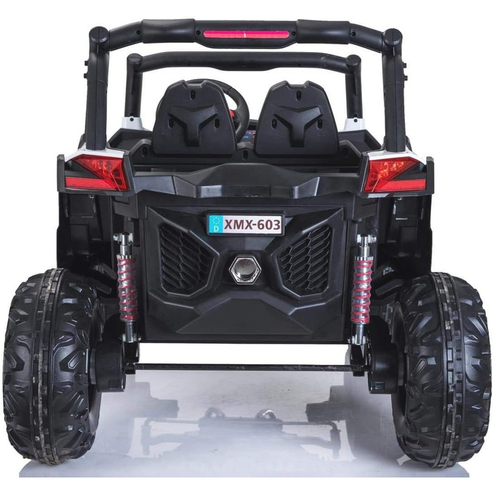 Дитячий електромобіль 12В 2-місний, NEW RSX електричний баггі для дітей, білий, з пультом дистанційного керування 2,4 ГГц, 36 міся