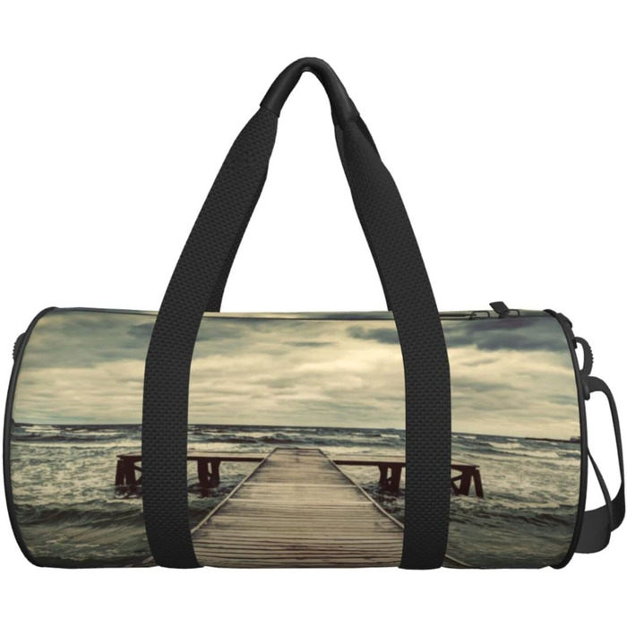 Кругла спортивна сумка для подорожей, чоловіча та жіноча спортивна сумка