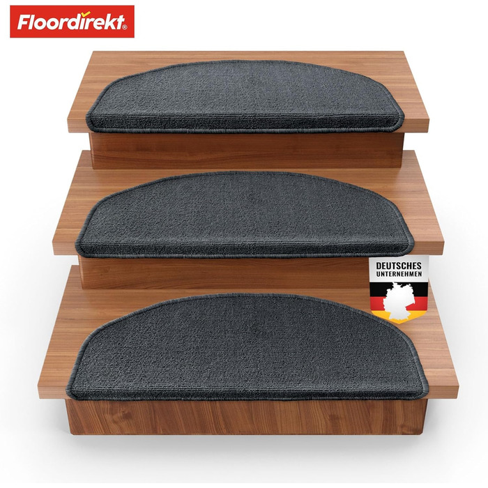 Килимки для сходів 15 шт 65 х 24,5 см Floordirekt