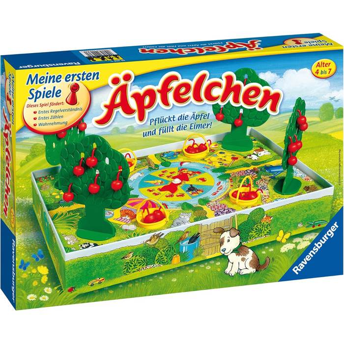Маленькі яблука - Колекціонерська гра для дітей, збирання яблук для 2-4 гравців віком 4-7 років, 22236 -