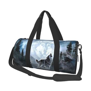 Містка дорожня сумка Moon Wolf, легка та довговічна, ідеальний подарунок для подорожей, походів, відряджень та іншого, універсальний розмір
