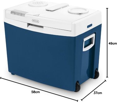 Портативний електричний кулер Mobicool MT35W, 34 літри, 12/230 В, 33 літри