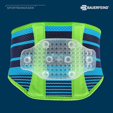 Унісекс спортивний бандаж для спини, для видів спорту з м&39ячем та ракеткою, легка атлетика, захист від перенавантаження, силіконова накладка, розмір L, Rivera, 11489441260013 L Rivera, 1