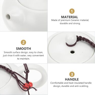 Набір керамічного чайного сервізу для подорожей з чайником та бамбуковим підносом, у зручній сумці для зберігання. Китайський посуд для чаю Кунг-Фу для активного відпочинку та поціновувачів чаю.