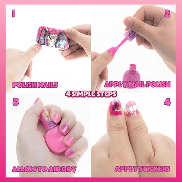 Набір косметики для дівчаток Барбі Townley з дзеркалом, що світиться У комплект входить блиск для губ, тіні для повік, пензлик, лак для нігтів, аксесуари та багато іншого Для дітей віком від 3 років Ідеально підходить для вечірок, ночівель та перевтілень