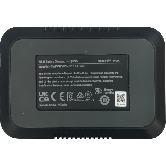 Зарядний центр WB37 для інтелектуального швидкого зарядного пристрою D JI WB37 (USB-C)