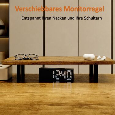Письмовий стіл з розетками, 2 шухлядами та знімною підставкою для монітора, 100x50 см. Двосторонній комп&39ютерний стіл. ПК-стіл для домашнього офісу, кабінету, спальні, коричневий 100*50 см.