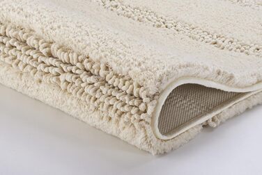 Килимок для ванної Kleine Wolke Monrovia, 70x120 см, пісочно-бежевий 70 x 120 см (прямокутний) Пісочно-бежевий