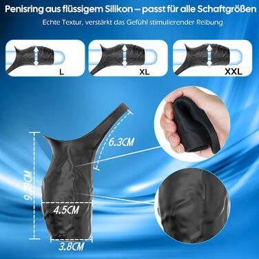 Ерекційне кільце для чоловіків з 9 режимами вібрації