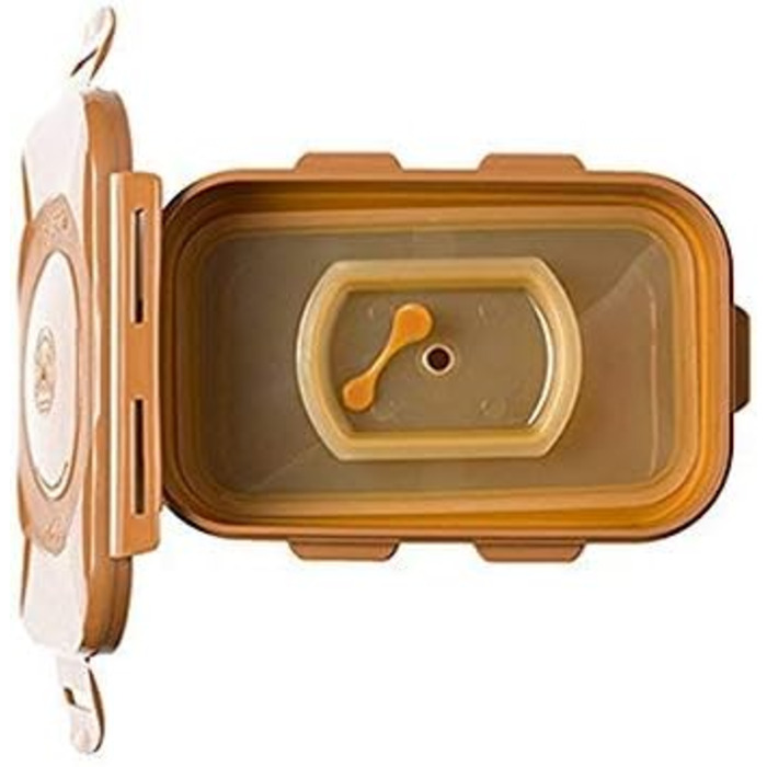 Контейнер для ферментації пробіотиків e-jen для кімчі, квашеної капусти з вакуумною внутрішньою кришкою, керамічний коричневий, 1,7 л, керамічний коричневий, 6,1 x 7,09 x 4,29 дюймів