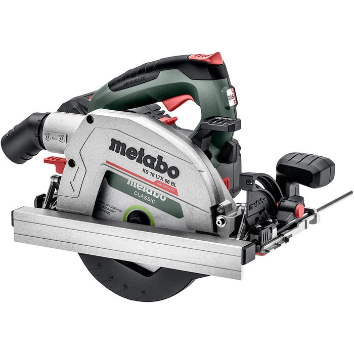 Акумуляторна дискова пила Metabo KS 18 LTX 66 BL 18V 2 шт. LiHD зарядний пристрій ASC 145- metaBOX 340 - 611866810