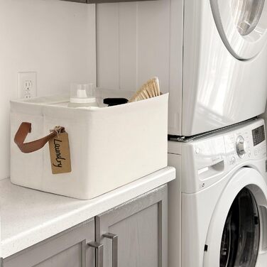 Дитячі коробки для зберігання TIMEYARD, 2 шт., органайзер для шафи об&39ємом 30 л, кошик для зберігання у ванній кімнаті, полиця, письмовий стіл, кошик для білизни, складаний, прямокутний, 42 Д x 28 Ш x 25 В см, бежевий