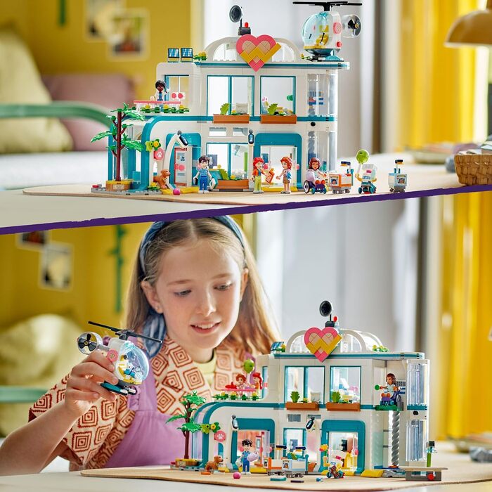 Конструктор LEGO Friends 42621, Лікарня Хартлейк-Сіті, 1045 деталей