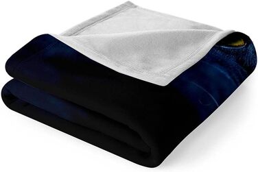 Плед Panther з фланелевої мікрофібри, м&39який, теплий та плюшевий, для ліжок та диванів, 150x200 см