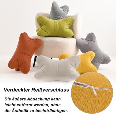 Подушка для шиї, подушка для читання, кістка для читання, валик для шиї, ергономічна форма, кістка для читання, поперекова підтримка, гнучка підтримка для книг, ергономічна подушка для шиї як подушка для читання та релаксації, для спальні (сіра)